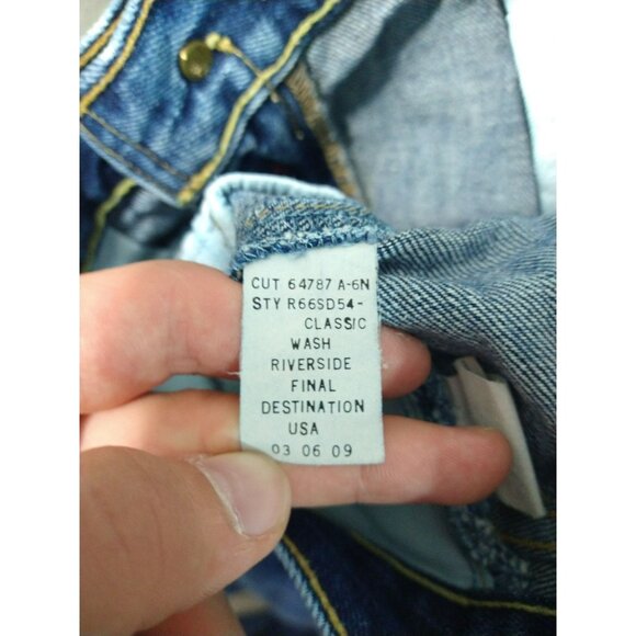 Polo Ralph Lauren Jeans Mens 38x30 Blue Denim 867 Classic Fit Straight Leg - Picture 9 of 10